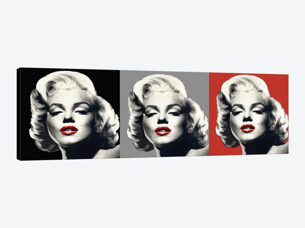 Marilyn Graphic Trio by Chris Consani 1-piece Canvas Art