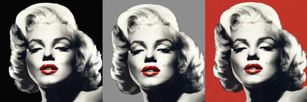 Lips: Marilyn Graphic Trio by Chris Consani