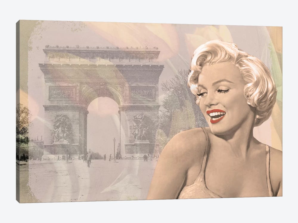 Marilyn Triomphe by Chris Consani 1-piece Canvas Print