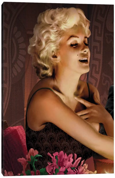 Marilyn's Touch Canvas Art Print - Marilyn Monroe