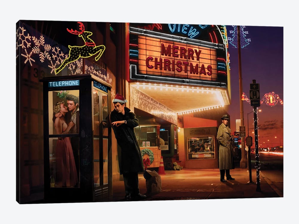Midnight Matinee Christmas by Chris Consani 1-piece Art Print
