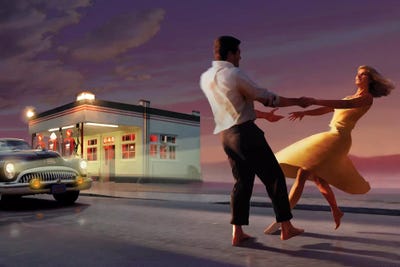 Night Dance by Chris Consani canvas print