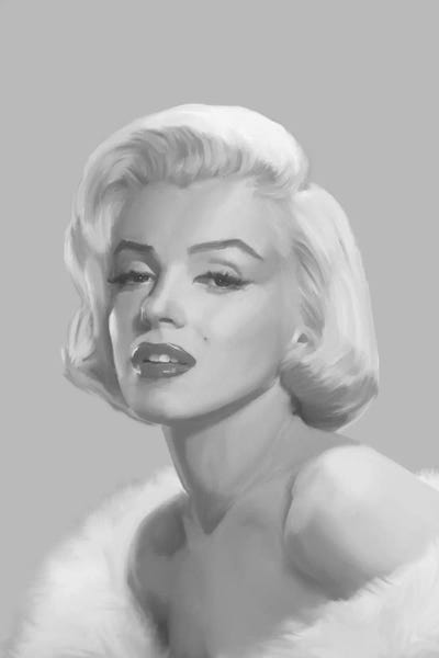 True Blue Marilyn by Chris Consani canvas print