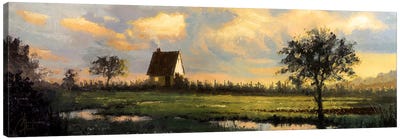 French Countryside Canvas Art Print - France Art