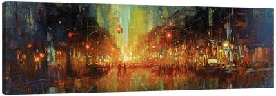 NYC - Central Park West Canvas Art Print - Illuminated Oil Paintings