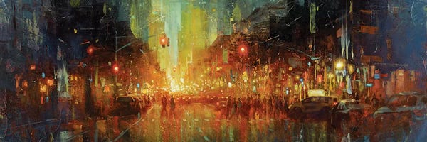 Christopher Clark: NYC - Central Park West by Christopher Clark