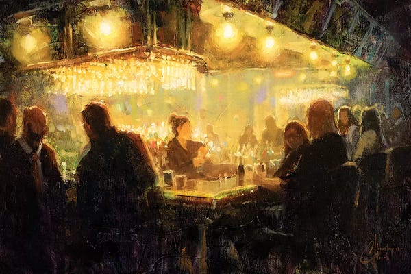 Christopher Clark: A Night Out With Friends by Christopher Clark