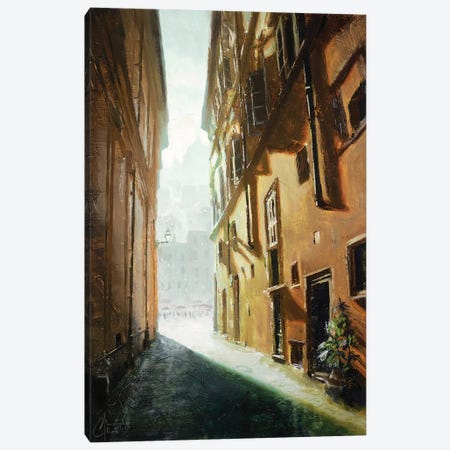 Rome Alleyway Canvas Print #CCK109} by Christopher Clark Art Print