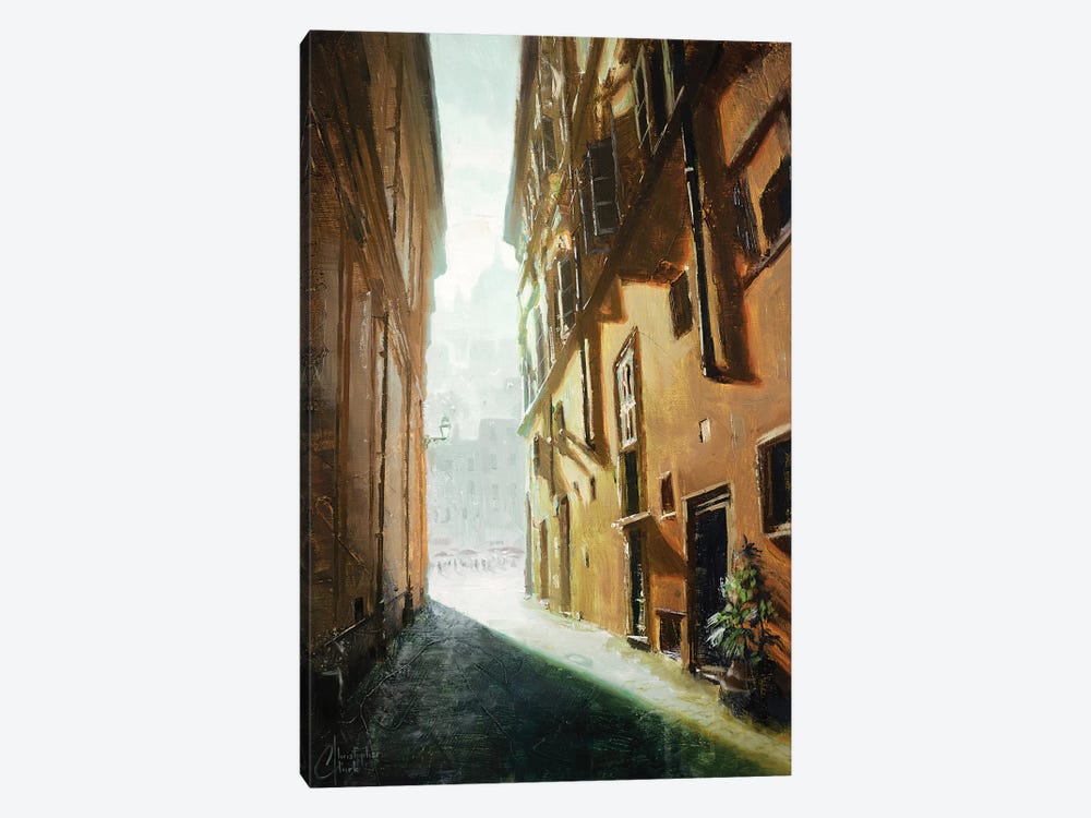 Rome Alleyway by Christopher Clark 1-piece Canvas Print