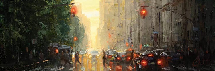 NYC - Along Central Park by Christopher Clark wall art