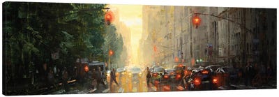 NYC - Along Central Park Canvas Art Print - Christopher Clark