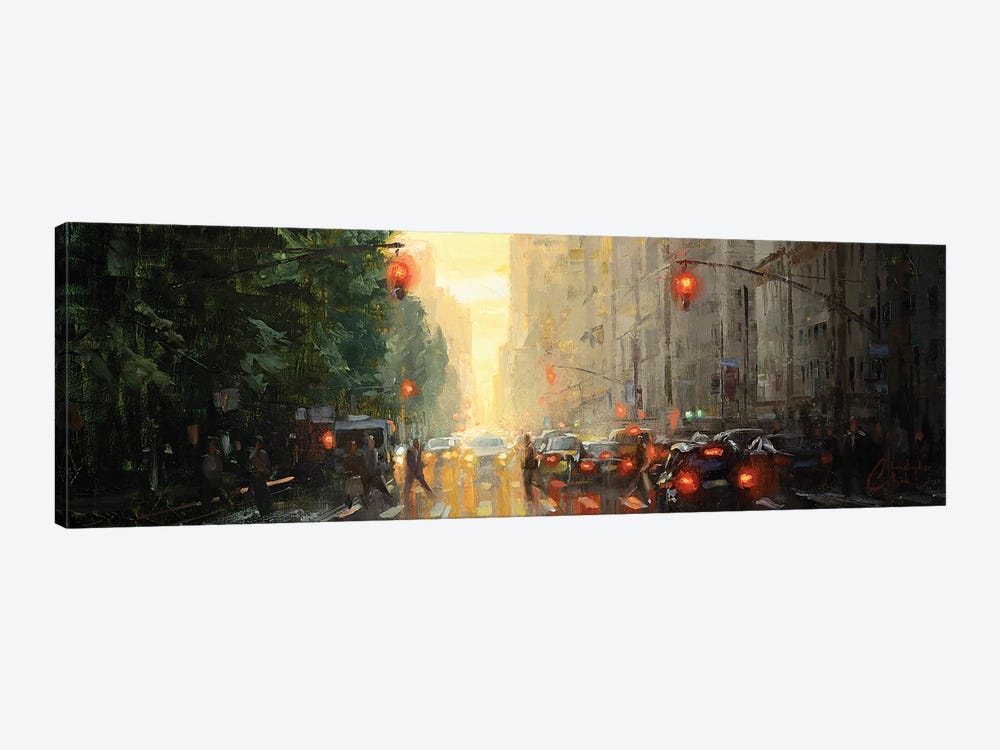 NYC - Along Central Park by Christopher Clark 1-piece Art Print
