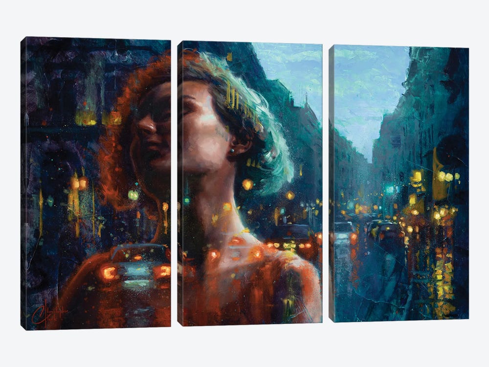 Dreaming Of The City II by Christopher Clark 3-piece Canvas Artwork