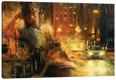 Visions Of The Night Canvas Art Print - Christopher Clark