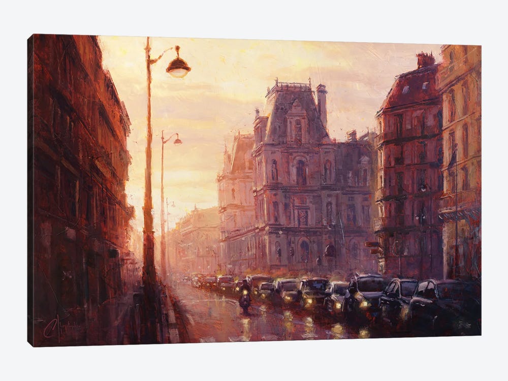 The Light Of Paris by Christopher Clark 1-piece Canvas Artwork