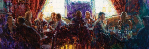 Christopher Clark: Pub With Friends by Christopher Clark