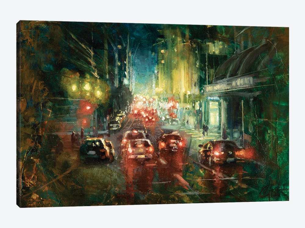 San Francisco Night I by Christopher Clark 1-piece Canvas Art Print