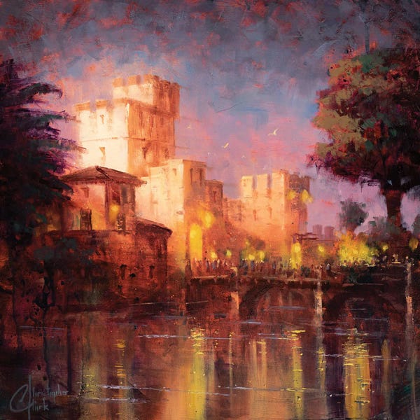 Christopher Clark: Italian Castle by Christopher Clark