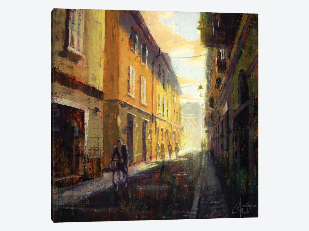 Italian Street by Christopher Clark 1-piece Canvas Artwork
