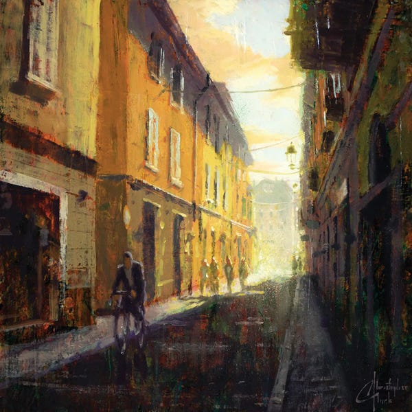 Christopher Clark: Italian Street by Christopher Clark