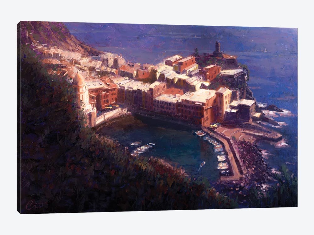 Cliffs Of Vernazza by Christopher Clark 1-piece Canvas Art