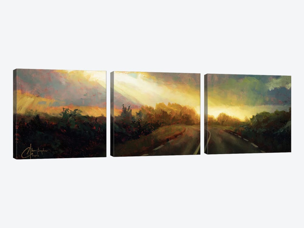 Ray Of Hope by Christopher Clark 3-piece Canvas Art Print