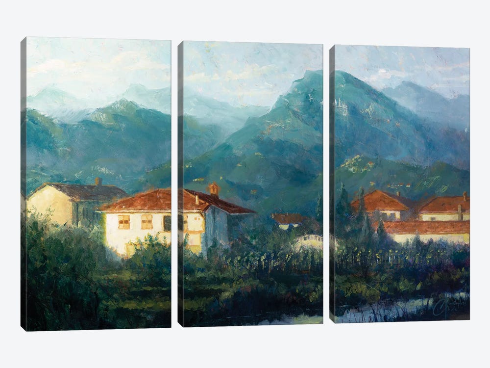 Italy Countryside by Christopher Clark 3-piece Canvas Wall Art