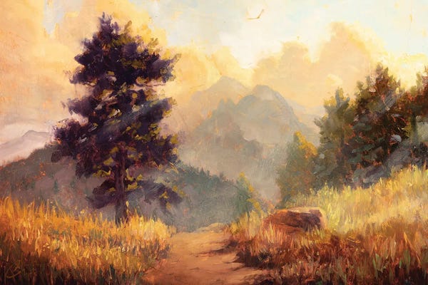 Christopher Clark: Mountain Sunlight by Christopher Clark