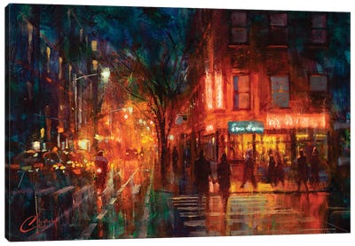 New York City, Corner I Canvas Art Print - Christopher Clark