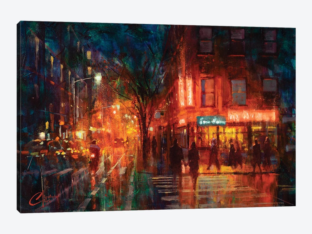 New York City, Corner I by Christopher Clark 1-piece Canvas Art