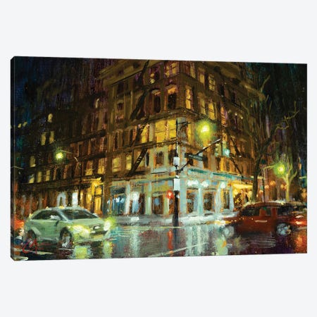 New York City, Corner II Canvas Print #CCK183} by Christopher Clark Art Print