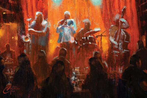 Christopher Clark: New York City, Jazz by Christopher Clark
