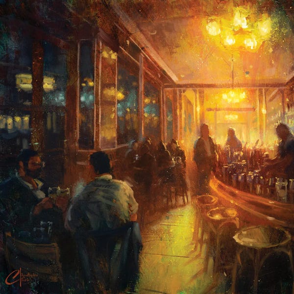Dark Academia: Paris, Bar I by Christopher Clark
