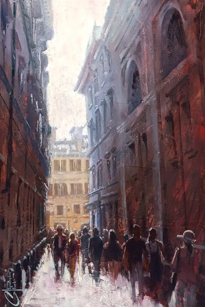 Rome Alleyway II by Christopher Clark art print