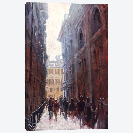Rome Alleyway II Canvas Print #CCK195} by Christopher Clark Art Print