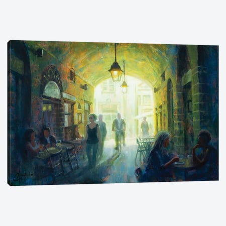 Corridor Cafe Canvas Print #CCK196} by Christopher Clark Canvas Print