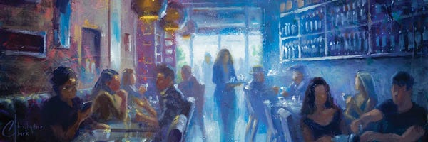 Christopher Clark: Florence Cafe by Christopher Clark
