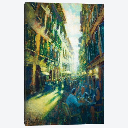 Florence Street Canvas Print #CCK199} by Christopher Clark Canvas Wall Art