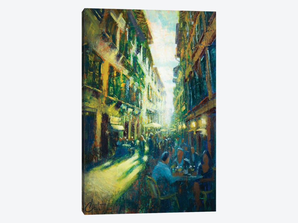 Florence Street by Christopher Clark 1-piece Canvas Artwork