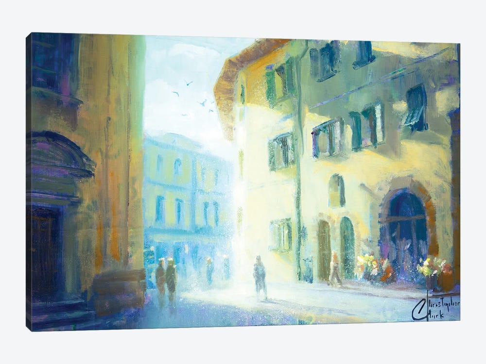 Pistoia Street by Christopher Clark 1-piece Canvas Art Print
