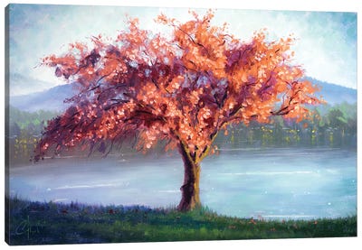 The Hope Of Spring Canvas Art Print - Mist & Fog Art