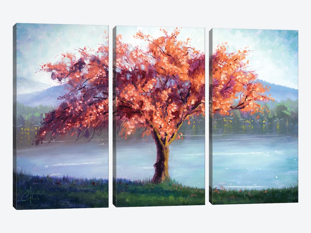The Hope Of Spring by Christopher Clark 3-piece Canvas Print
