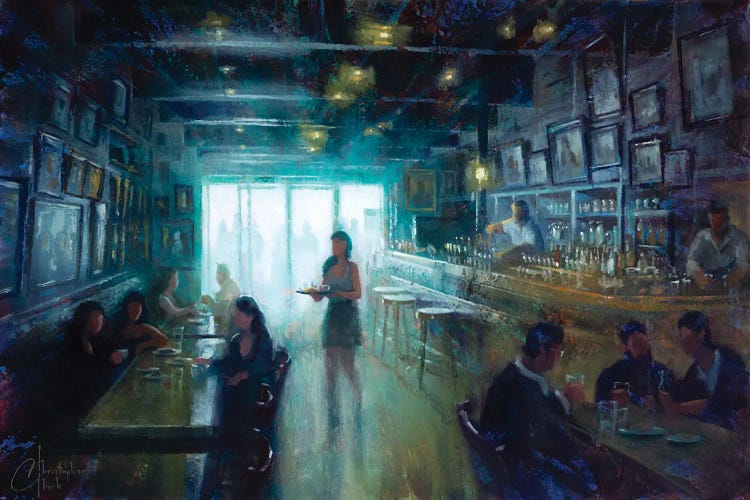 French Cafe by Christopher Clark wall art