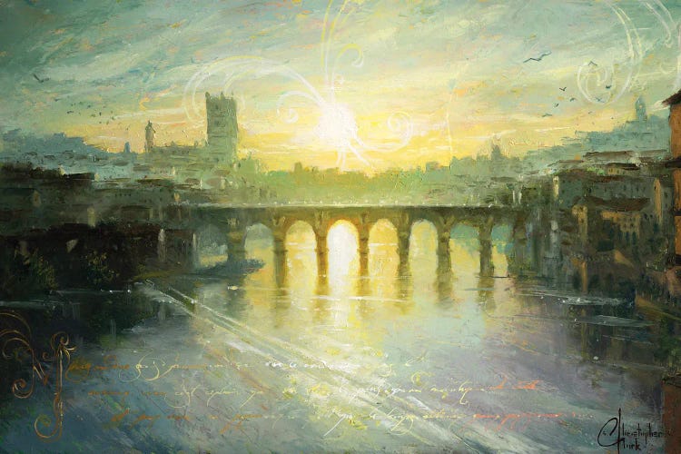Albi, Bridge At Sunset