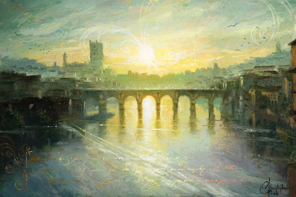 Albi, Bridge At Sunset