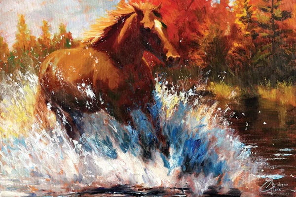 Detailed Oil Painters: Freedom by Christopher Clark