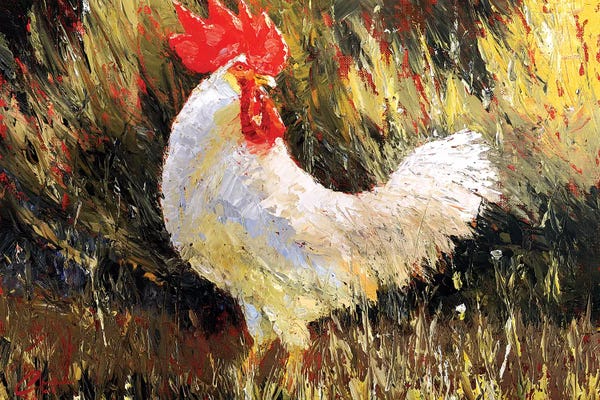 Chickens & Roosters: Gallo Italiano II by Christopher Clark