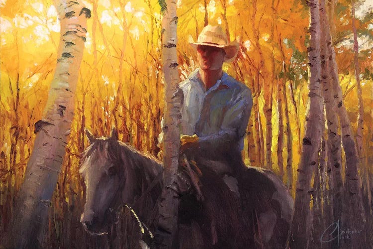 Aspen Cowboy by Christopher Clark wall art