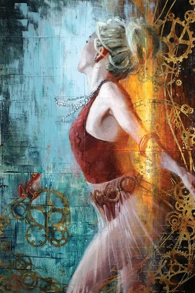 Hidden Smile by Christopher Clark canvas print