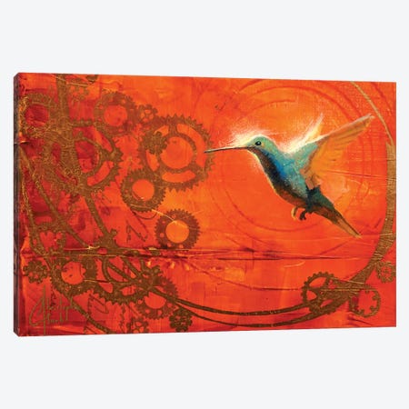 Hummingbird's Journey Canvas Print #CCK33} by Christopher Clark Art Print